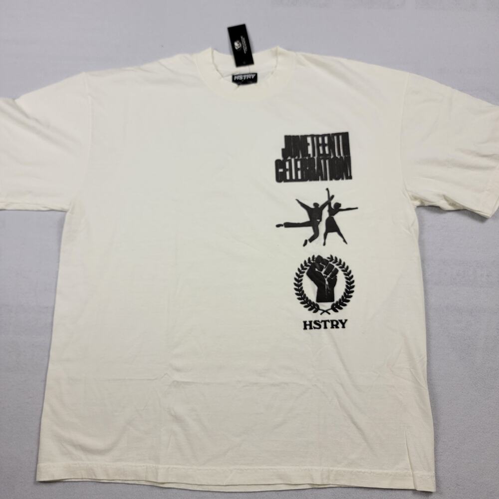 HSTRY by NAS Juneteenth Celebration Tshirt Bundle Brown and White Sz XL (753)